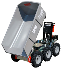 Allrad-Dumper AC600M optional mit Zubehör erhältlich: Schneeschild oder Ladekran