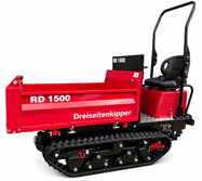 POWERPAC Kettendumper Dumper RD1500 DREISEITENKIPPER max. 1500 kg