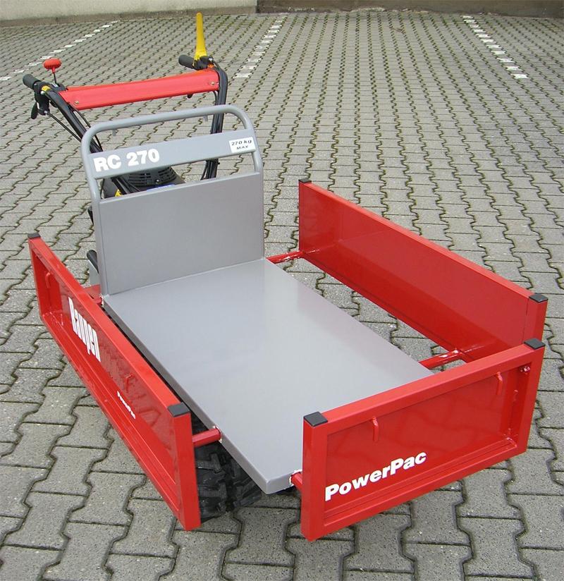 Adjustable width load carrying beds will fit through standard door 