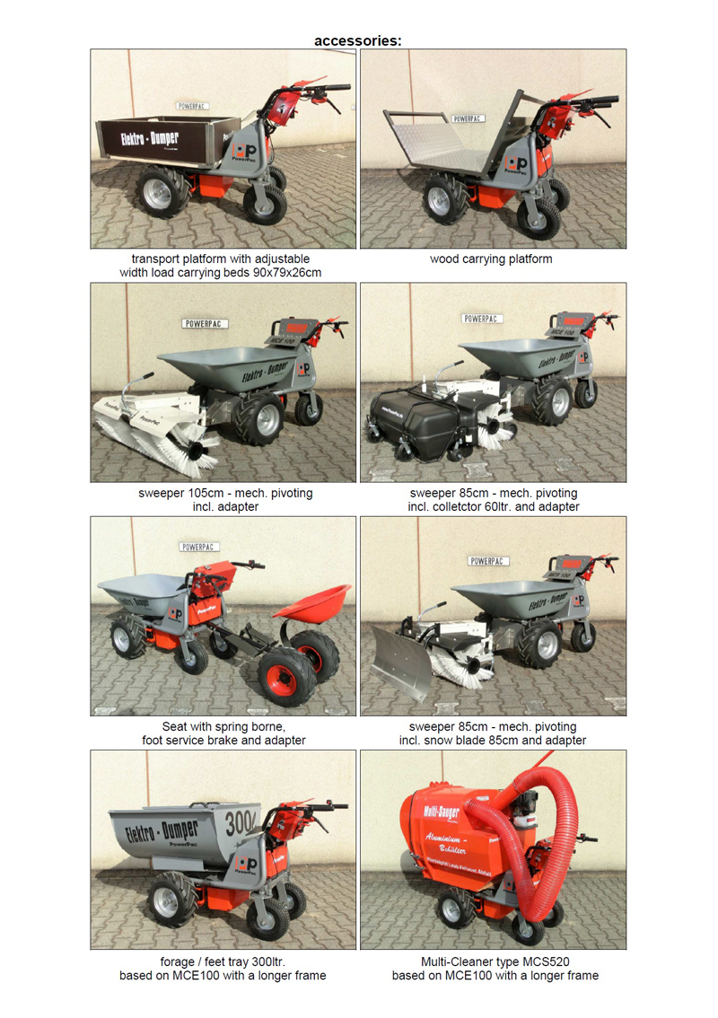 ELECTRIC WHEELBARROW MICRO DUMPER DIGGER MUCK TRUCK  