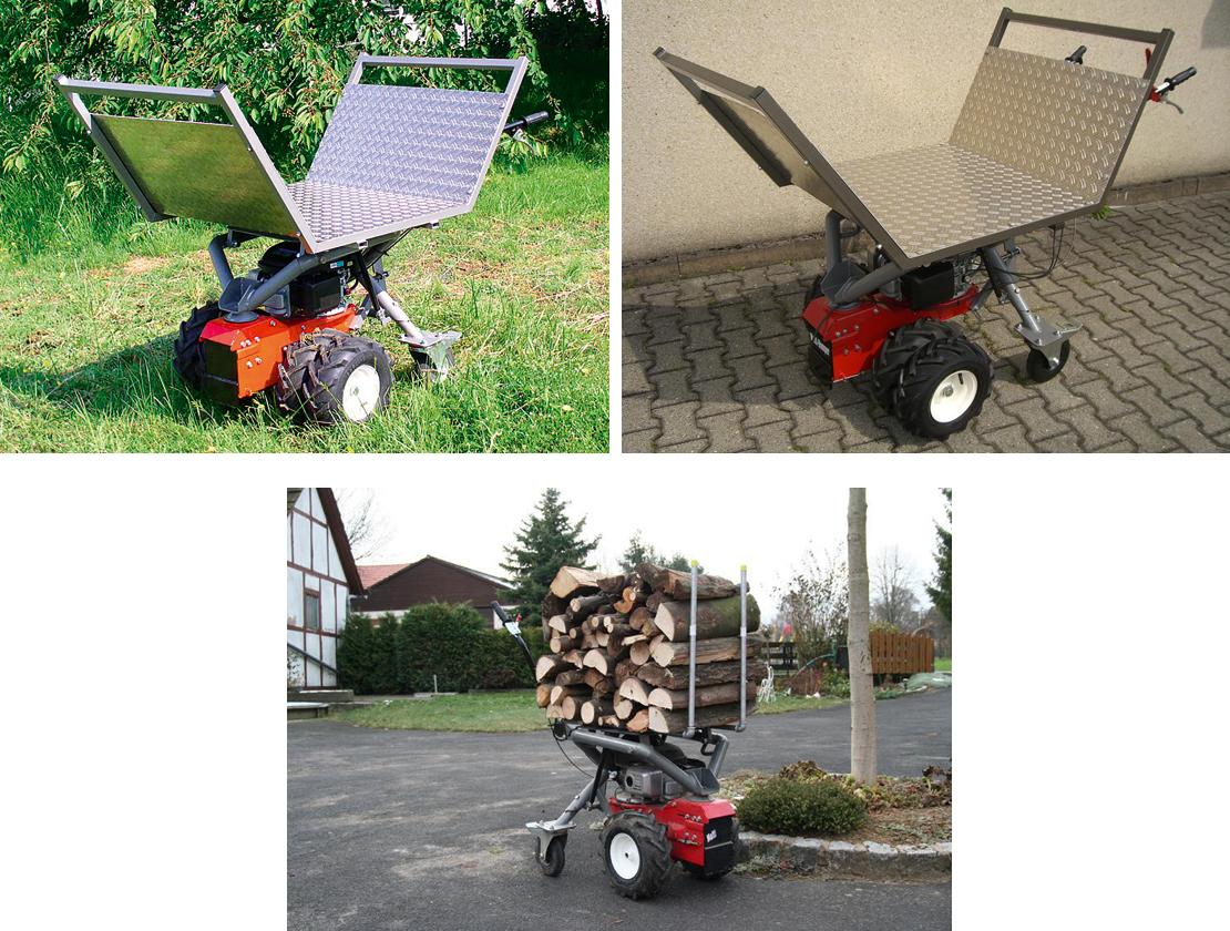 PowerPac Motorschubkarre Zuladung 180 kg Multi Dumper